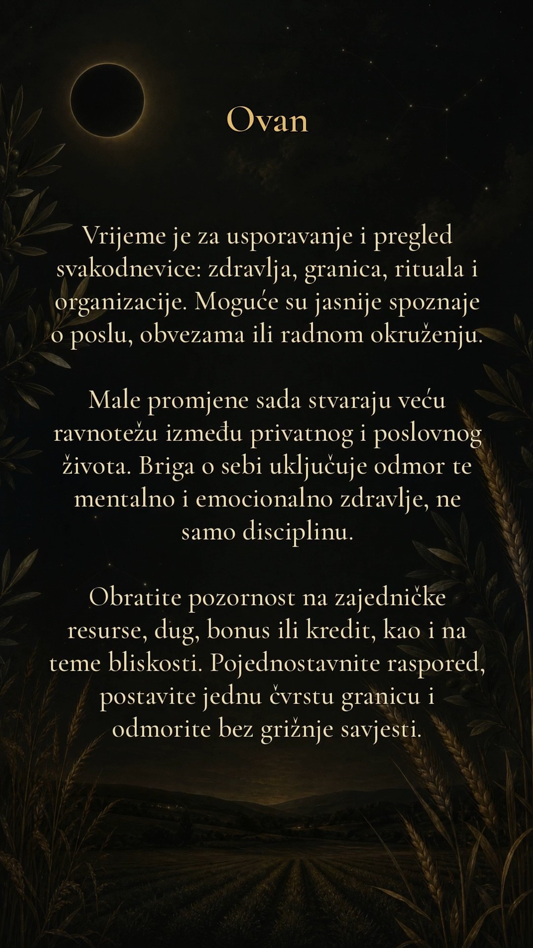 MLADI MJESEC U DJEVICI — ASC OVAN–DJEVICA

Mlad Mjesec 11. 9. 2026. u 5:27, na 18°25' Djevice, zatvara intenzivno razdoblje pomrčina i donosi priliku da zastanete, sagledate što se događalo i uvedete više reda u ono što slijedi.

Djevica traži praktična rješenja, bolju organizaciju i promjene koje se mogu primijeniti u svakodnevnom životu. Merkur, kao vladar ove lunacije, naglašava važnost razgovora, informacija i jasnog razmišljanja, dok Mars daje energiju za konkretne korake.

U ovom Reelu pročitajte smjernice za ascendente: Ovan, Bik, Blizanci, Rak, Lav i Djevica.

Prognozu čitajte prema svom ascendentu/podznaku.

Koje područje života sada traži više reda, jednostavnosti i jasnih odluka?

Sačuvajte Reel kako biste mu se mogli vratiti tijekom sljedećih tjedana i podijelite ga s osobom kojoj bi mogao biti koristan.

#AstrologijaDunjaFucak #AstrologijaOnline #Astrologija #AstroPrognoza #AstroSmjernice #MladiMjesecUDjevici #MladMesecUDevici #NewMoonInVirgo #Ovan #PodznakOvan #Bik #PodznakBik #Blizanci #PodznakBlizanci #Rak #PodznakRak #Lav #PodznakLav #Djevica #PodznakDjevica