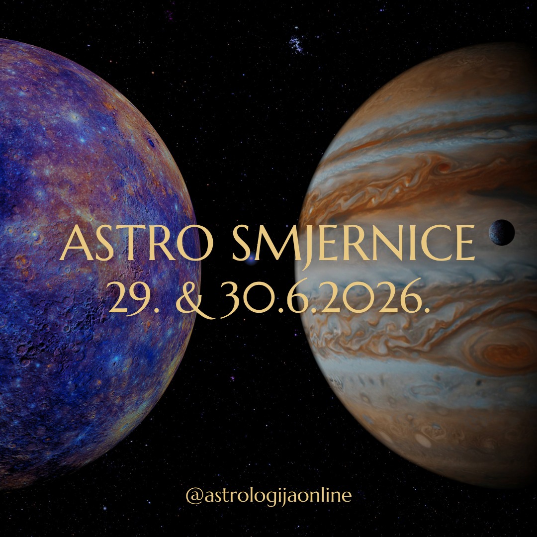 📅 29.6.–23.7.2026 ☿️ 🔙♋ Retrogradni Merkur u Raku
Merkur je planet komunikacije, prometa, informacija, ugovora, tehnologije i svakodnevnog razmišljanja, a kad krene retrogradno stvari kao da se usporavaju, vraćaju unatrag ili traže dodatnu pažnju.

Ovaj Merkur djeluje na emocije, obiteljske odnose, sjećanja i prošlost.
Mogući su opet stari razgovori, vraćanje ljudi iz prošlosti, i mogli biste se baviti nečim što ste mislili da je završeno.

Nije dobro vrijeme za brzoplete odluke, ali je za preispitivanje, ispravljanje pogrešaka, dovršavanje nedovršenih poslova i ponovno povezivanje s onim što vam je doista važno.

📅 30.6.2026.–26.7.2027. ♃♌ Jupiter u Lavu
Dok je Jupiter bio u ♋ Raku fokus je bio na sigurnosti, obitelji, i unutrašnjim procesima, a ulaskom u ♌ Lava donosi ekspanzivnu, vidljivu i vrlo kreativnu energiju.

Ovo je prijelaz iz preživljavanja i zaštite u fazu stvaranja i slavljenja života, jer ♌ Lavom vlada ☀️ Sunce koje traži da svatko od vas nađe svoje unutrašnje prijestolje. 👑

Ono što donosi ovaj tranzit je:
➡️ kreativna ekspanzija – dobro za umjetnike, poduzetnike i sve koji stvaraju,
➡️ hrabrost – jer to nije odsustvo straha nego djelovanje usprkos njemu,
➡️ radost kao kompas – sreća nije proizvod uspjeha, već je preduvjet za uspjeh, a ako vas nešto ne motivira iz srca Jupiter će to jasno pokazati.

🔙 U svojoj retrogradnoj fazi (13.12.2026.–13.4.2027.) od vas će tražiti preispitivanje vaših ambicija, jer će to biti vrijeme kad „veliki planovi“ moraju proći test autentičnosti. Samo se zapitajte - raste li vaš ego ili vaša svrha?

Ukratko - iskoristite ovaj tranzit da ponovno otkrijete što vas čini jedinstvenima i ne bojte se to pokazati svijetu.
Sreća prati hrabre, a pod ♃♌ Jupiterom u Lavu, najhrabriji su oni koji se usude biti sretni.

∞
#AstrologijaDunjaFucak #AstrologijaOnline #Astrologija #AstroPrognoza #AstroSmjernice