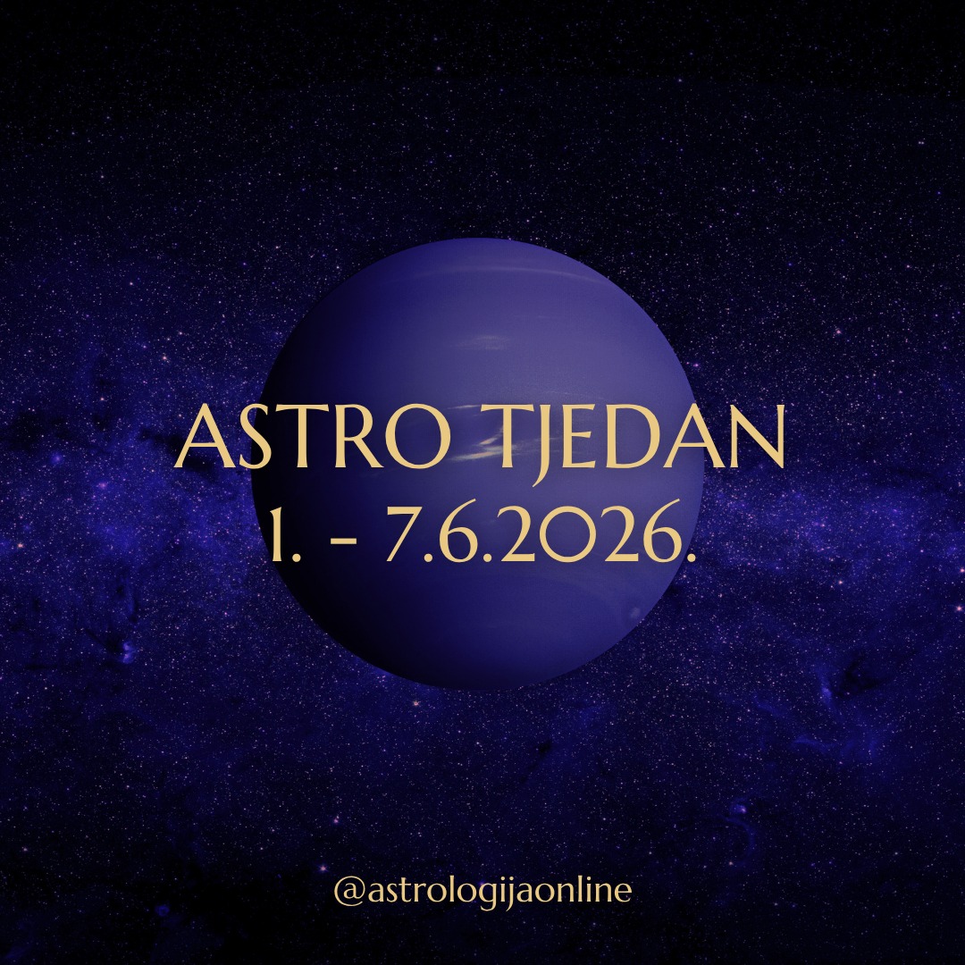 Astro tjedan: 1. - 7.6.2026.

📅 1.6.
Još se osjeća energija 🌕♐ punog Mjeseca. Pred vama su dani odluka i izbora - što želite zadržati u životu, a čemu je došao kraj?
🌙 Mjesec je u praznom hodu, pa nije dan za nove projekte, važne sastanke, pregovore, potpisivanje ugovora jer neće biti očekivanih rezultata ili će kasnije biti korekcija.
☿️♋ Merkur ulazi u Raka i komunikacija postaje emotivna, intuitivna i usmjerena prema obitelji, domu i osjećajima.

📅 2.6. ☀️♊ Sunce sekstil 🪐♈ Saturn (do 5.6.)
Bit će lakše ideje pretvoriti u konkretne planove, organizirati obaveze i usmjeriti energiju prema dugoročnim ciljevima.
Ako ste se u proteklim mjesecima trudili i strpljivo radili, mogli bi početi ubirati prve rezultate.
🌙♑ Mjesec u Jarcu naglašava potrebu za sigurnošću, stabilnošću i odgovornim pristupom.

📅 3.6.
Aktivan je sekstil ☀️♊ Sunca i 🪐♈ Saturna, ali počinje djelovati kvadrat ☿️♋ Merkura i 🔱♈ Neptuna.
Nejasne informacije, pogrešne procjene, nesporazumi i osjećaj zbunjenosti.
Ne donosite važne odluke ako nemate sve informacije, i sve dvaput provjeravajte.

📅 4.6. ☿️♋ Merkur kvadrat 🔱♈ Neptun
Jaka mašta, kreativnost, intuicija, ali i mogućnost zabluda i pogrešnih procjena.
Nije dan za potpisivanje ugovora, važne kupnje i konačne poslovne odluke.
Mogući su nesporazumi, kašnjenja, tehnički problemi, otkazivanje prijevoza i poteškoće u komunikaciji.
Oprezno s lijekovima, alkoholom i hranom.
Kreativan rad, umjetnost, pisanje i duhovne aktivnosti imaju puno bolju podršku.

📅 5.6.
🌙♒ Mjesec je u Vodenjaku, a ☀️♊ Sunce u Blizancima – zračna energija potiče komunikaciju, druženje i razmjenu ideja.
Dan je dobar za sastanke, edukacije, radionice, društvene mreže i kontakte.

📅 6.6.
🌙 Mjesec je u praznom hodu – ne forsirajte događaje.
Usporite, dovršavajte postojeće obveze i odmarajte.
Nekad je strpljenje najbolji oblik djelovanja.

📅 7.6.
🌙♓ Mjesec u Ribama - kreativnost, intuicija i unutarnji mir.
Trigon s ☿️♋ Merkurom donosi lakše prepoznavanje onoga što vam je sad važno.
☀️ Sunce i 🌙 Mjesec su u promjenjivim znakovima ♊♓, pa fleksibilnost donosi najviše koristi.

∞
#AstrologijaDunjaFucak #AstrologijaOnline #Astrologija #AstroPrognoza #AstroSmjernice