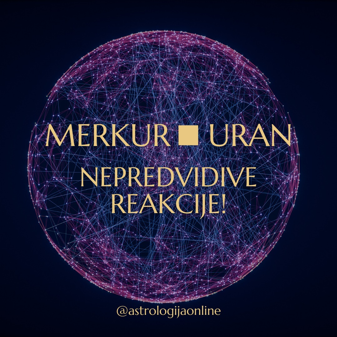☿️♒ Merkur kvadrat ♅♉ Uran – nagle misli i nepredvidive reakcije

⚡ Pojačava se mentalna napetost, misli se ubrzavaju, povećava sklonost od impulzivnih reakcija. Informacije dolaze naglo, često bez upozorenja, a način na koje će biti izrečene bit će oštriji nego što je namjeravano.

⚡ Ovo je aspekt koji potiče originalno razmišljanje, ali u isto vrijeme povećava i rizik od nesporazuma, prekida komunikacije, i naglih odluka donesenih u afektu. Um radi brzo, ali ne nužno i strpljivo. Stvari se izgovaraju prije nego se o njima do kraja promislilo.

Očekujte:
🚩 Iznenadne vijesti ili promjene plana
🚩 Potrebu da se „istina“ kaže bez filtera
🚩 Nervozu, mentalni nemir i nemogućnost fokusiranja
🚩 Tehničke i komunikacijske smetnje

⚠️ Nije vrijeme za ultimatume, važne razgovore, ili za zaključke donesene na brzaka. ✔️Ali ovaj aspekt je jako dobar za uvide – ono što vam sad iskoči u svijest često se već dugo kuhalo ispod površine.

✔️ Svjesno napravite pauzu. Ideje koje vam dolaze mogu biti vrijedne ali je potrebno vrijeme da se stabiliziraju. Nije svaka misao poziv na akciju.

Merkur u kvadratu s Uranom ne traži brzinu – traži svjesnost.

∞
#AstrologijaDunjaFucak #AstrologijaOnline #Astrologija #MerkurKvadratUran #MercurySquareUranus #Uran #UranusDirect