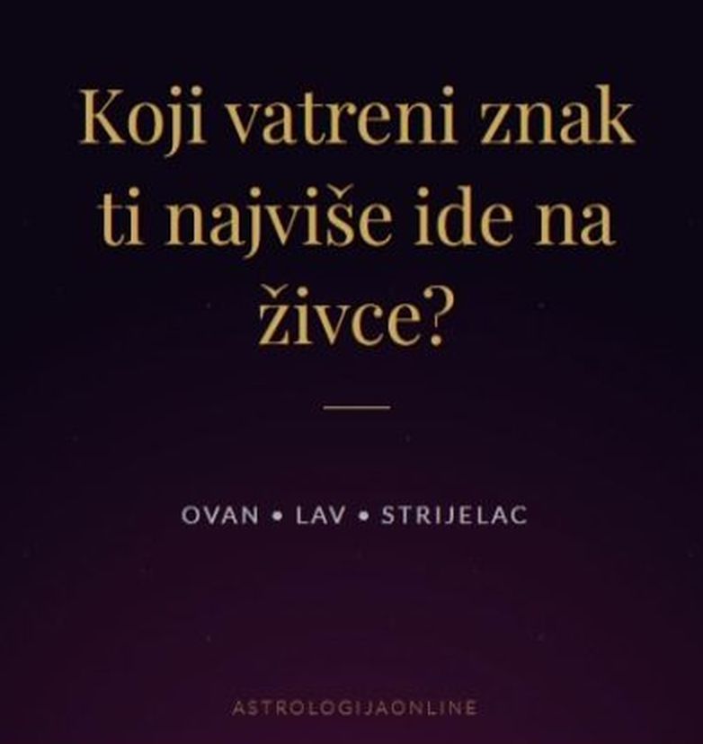Kakva su vaša iskustva s vatrenima?

∞
#AstrologijaDunjaFucak #AstrologijaOnline #Astrologija #Strijelac #Strelac #Ovan #Lav #vatreniznakovi