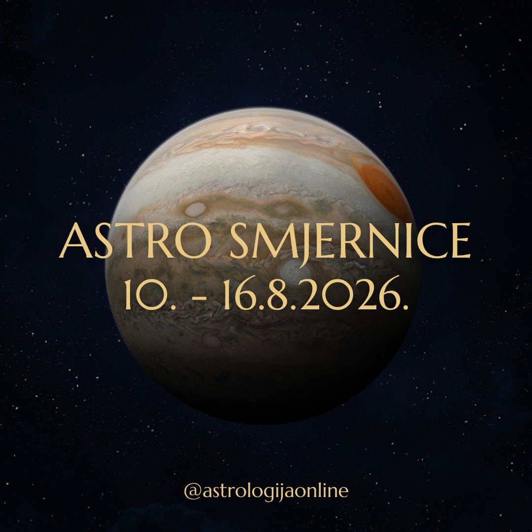 Astro smjernice: 10.-16.8.2026.

📅 10.8.
☿️♌ Merkur u Lavu daje samopouzdanje u komunikaciji, lakše iznosite mišljenja i ideje, i zauzimate se za ono što vam je bitno.
Ipak, ☿️♌ Merkur ide u kvadrat s 🔙⚷♉ Kironom, pa može otvoriti stare nesigurnosti vezane uz komunikaciju, obrazovanje ili osjećaj osobne vrijednosti. Ne dozvolite da vas strah od pogreške spriječi da napravite korak naprijed.

📅 11.8.
♂️♋ Mars u Raku stavlja fokus na obitelj, dom, nekretnine i sigurnost. Javlja se potreba da zaštitite bližnje, riješite obiteljske odnose ili stvorite stabilnije životne okolnosti.

♀️♎ Venera i ☿️♌ Merkur olakšavaju razgovore, pregovore i rješavanje nesporazuma. Dobar je trenutak za obiteljske razgovore koje ste odgađali.

📅 12.8. 🌑♌ Pomrčina Sunca u Lavu
Otvara se novo poglavlje tamo gdje vam je Lav u natalnoj karti.
Novi početci i neočekivani obrati; nešto završava da bi se otvorio prostor za novo.
Pomrčine su akceleratori sudbine i donose događaje koji vas usmjeravaju prema novom životnom pravcu.

📅 13.8.
Prilagođavate se novim okolnostima. Nećete odmah vidjeti cijelu sliku, informacije će se postupno otkrivati.

☿️♌ Merkur se približava sekstilu s ♀️♎ Venerom pa razgovori, susreti i komunikacija pomažu da shvatite što se događa. Zbunjenost polako nestaje i počinjete slagati dijelove slagalice.

📅 14.8.
Tempo popušta. Mjesec je uglavnom bez aspekata i nije vrijeme za važne odluke ili pokretanje velikih aktivnosti.
Iskoristite dan za odmor, planiranje i oporavak.

📅 15.8. ☿️♌ Merkur konjunkcija ♃♌ Jupiter
Optimizam, dobre vijesti, korisni kontakti i nove prilike.
Dan je za sastanke, pregovore, edukaciju, promociju, marketing, pisanje, društvene mreže i planiranje budućnosti.
Može doći informacija ili ideja koja bi mogla otvoriti vrata nečem velikom u sljedećim mjesecima.

📅 16.8. 🌙♎ Mjesec u Vagi
Fokus je na odnosima, suradnji i ravnoteži.
Dan je za pomirenja, razgovore s partnerom, prijateljima i rješavanje situacija koje traže kompromis.
Razumijete tuđu perspektivu i nalazite zajednički jezik, čak i tamo gdje je postojao nesporazum.

∞
#AstrologijaDunjaFucak #AstrologijaOnline #Astrologija #AstroPrognoza #AstroSmjernice