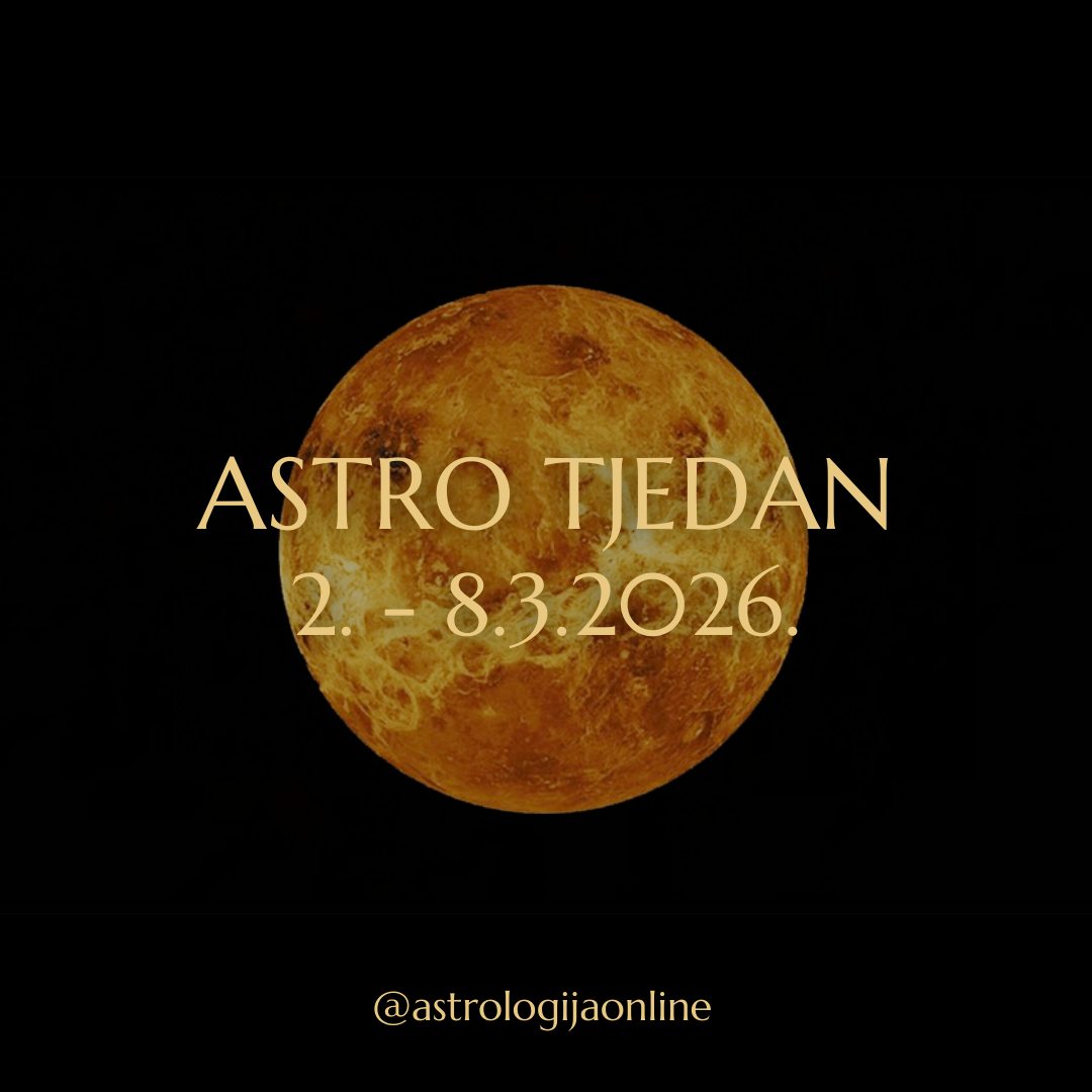 Astro tjedan: 2. - 8.3.2026.

♀️♓ Venera sekstil ♅♉ Uran (cijeli tjedan)
Idealno za bijeg od rutine i dovršavanje zadataka koje ste odgađali.
Društveni život se zahuktava, a mogući su neočekivani financijski dobici. Ipak, izbjegavajte impulzivnu kupovinu i velika ulaganja.
U ljubavi – flert i mogućnost da se prijateljstvo pretvori u nešto više.

☀️♓ Sunce trigon ♃♋ Jupiter (cijeli tjedan)
Jedan od najpovoljnijih aspekata ovog mjeseca, donosi ambiciju i prilike za profesionalni i osobni napredak.
Povoljan za pravo, obrazovanje, IT sektor i izdavaštvo, te za obnovu starih suradnji i traženje podrške od provjerenih kontakata.

☀️♓ Sunce konjunkcija 🔙 ☿️♓ Merkur (vrhunac 7.3.)
Vrijeme za dublje razumijevanje onoga što se trenutačno događa i nalaženje novih rješenja za stare probleme.
Mogu se pojaviti nove ideje, ali odluke odgodite nakon 20.3.

♀️♈ Venera konjunkcija 🔱♈ Neptun (vrhunac 7.3.)
Oprezno s financijama, postoji rizik od prijevare.
Percepcija stvarnosti može biti iskrivljena, izbjegavajte odluke temeljene na emocijama.
U vezama je naglašena idealizacija, a to vodi u razočaranje u novim, ali može produbiti duhovnu povezanost u stabilnim odnosima.

♀️♈ Venera konjunkcija 🪐♈ Saturn (vrhunac 8.3.)
Odnosi postaju ozbiljniji, a fokus je na odgovornosti i praktičnim pitanjima.
Veze su na testu, neke se mogu ohladiti, a druge ući u zreliju fazu.
Financije – budite konzervativni i disciplinirani.

📅 Najbolji dan u tjednu je petak 6.3. – aktivni su trigon Sunca i Jupitera & sekstil Venere i Urana, bez izazova koji dolaze za vikend.
Imate priliku za poslovni napredak, uspješnu komunikaciju, rješavanje pravnih pitanja, te ugodna iznenađenja u društvenom i ljubavnom životu.

📍 Ovo je tjedan obnove i preispitivanja. Oslonite se na stare, provjerene veze i suradnje, umjesto da započinjete nove. Imate priliku stare probleme riješiti na nov način, a što se tiče financija i novih ljubavnih veza – oprez, iluzije vas mogu voditi u razočaranje.

∞
#AstrologijaDunjaFucak #AstrologijaOnline #Astrologija #AstroPrognoza #AstroSmjernice