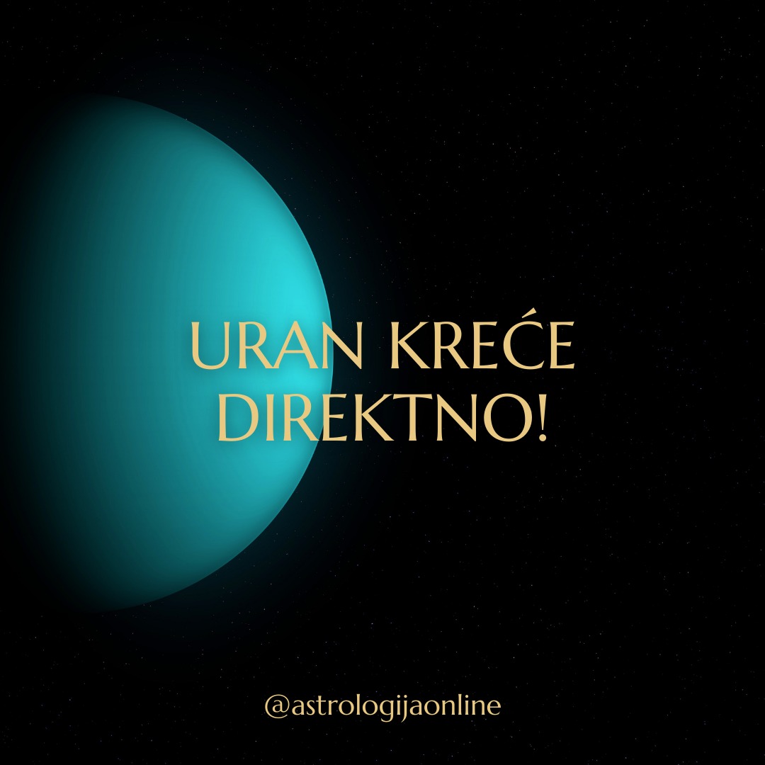 ♅♉➡️ Uran kreće direktno!

Nakon retrogradnog kretanja koje je započeo 6.9.2025., Uran se zaustavlja na 27°28′ ♉ Bika i kreče direktno 4.2.
Ovo je snažna točka preokreta, jer se ne radi samo o promjeni smjera nego o završnom poglavlju Uranovog boravka u Biku.

Prije nego krene direktno, Uran je stacionaran 🔴, njegova energija je pojačana. Osjetit ćete napetost, nemir, i unutarnji pritisak da nešto pokrenete ili izmijenite.
U tjednima nakon toga Uran dobiva brzinu, pa će se teme koje ste mjesecima obrađivali iznutra, u sebi, početi konkretno manifestirati izvana.

U ovom retrogradnom ciklusu Uran se iz ♊🔙 Blizanaca vratio u ♉ Bika, na pitanja stabilnosti, sigurnosti, vrijednosti, tijela, novca i materijalnih temelja. Kad krene direktno jasno će se vidjeti što ne funkcionira u starim obrascima i gdje je promjena neizbježna.

➡️ Ubrzavaju se promjene koje su bile blokirane ili odgađane
➡️ Pojačava se potreba za slobodom i autentičnim izborima
➡️ Donose se iznenadne odluke nakon dugog unutarnjeg procesa
➡️ Potreba za izlaskom iz zone komfora, pogotovo u praktičnim životnim pitanjima

Nije ovo neki nagli rez bez pripreme. Period retrogradnosti služio je kao test, a sad slijedi primjena u stvarnosti. Neće te promjene biti ugodne, ali će vas dugoročno osloboditi.

🔚 Ovo je posljednji boravak Urana u Biku, i ono što će se odigrati ostavlja trajne posljedice. Nema više povratka na staro, samo odaberite ⚠️ hoćete li vi svjesno uvesti promjenu, ili ćete biti gurnuti u nju...

Ovaj tranzit posebno snažno djeluje na sve vas s osobnim planetima i točkama između 25° i 29° fiksnih znakova - ♉ Bik, ♌ Lav, ♏ Škorpion i ♒ Vodenjak

∞
#AstrologijaDunjaFucak #AstrologijaOnline #Astrologija #Uran #UranusDirect